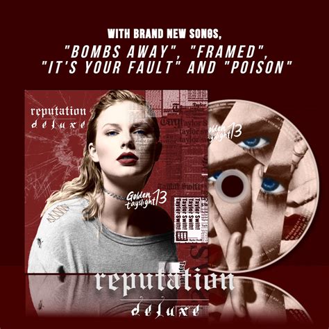 A fanmade reputation deluxe banner - from @goldentayslight13 on Instagram : r/TaylorSwift