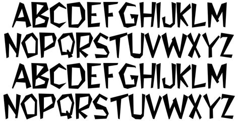 Flintstone Schriftart zum kostenlosen Download