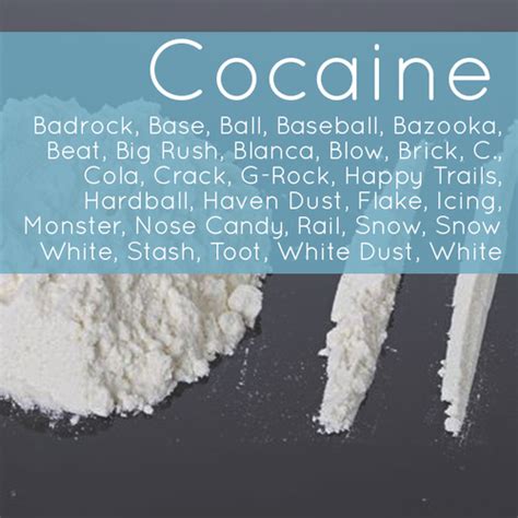 Cocaine street names - lasopamedical