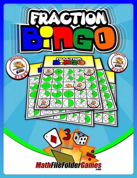 Fraction Bingo | Fraction bingo, Fractions, Fraction games