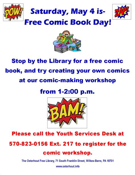 Comic Book Day! – Osterhout Free Library