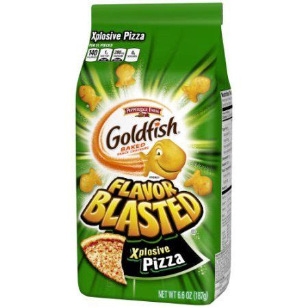 Pepperidge Farm Goldfish Flavor Blasted Xplosive Pizza Crackers, 6.6 oz. Bag Pepperidge Farm ...