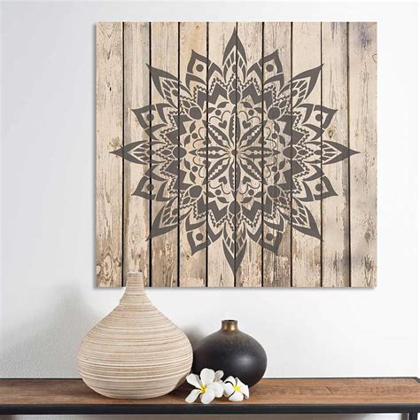 Mandala stencils - Stencil a beautiful Mandala design on your walls or ...