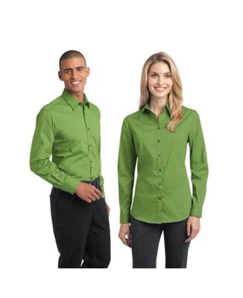 Stretch Poplin Wait Staff Uniform Shirt | Uniform shirts, Staff ...