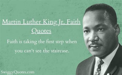 Inspirational Martin Luther King Quotes on Faith - Swiggy Quotes