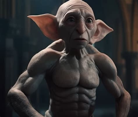 Thanks, I hate AI swole Dobby : r/WowIActuallyHateThis