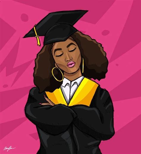 Am I Meant To Graduate? | Black girl magic art, Black girl cartoon, Black women art