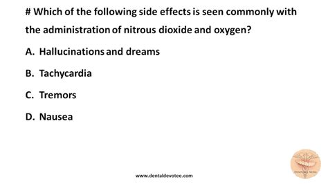 Dentosphere : World of Dentistry: Side effects of Nitrous oxide