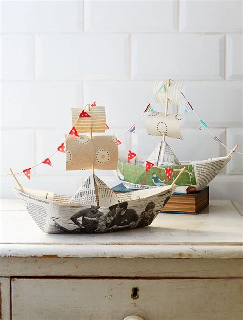 How to make a paper boat | Boat crafts, Crafts for kids, Make a paper boat