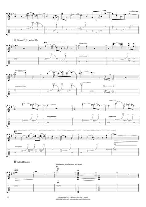 Highway to Hell Tab by AC/DC (Guitar Pro) - Full Score | mySongBook