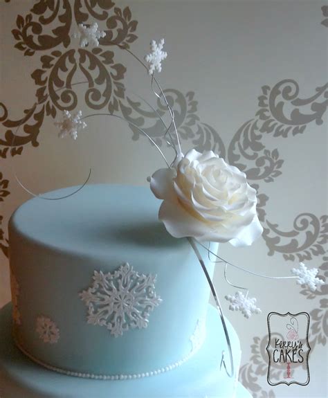 Elsa From Disneys Frozen Inspired Wedding Cake I Wanted Something Very Simple Yet Elegant ...