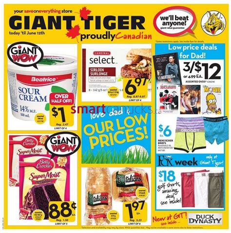 Giant Tiger flyer Jun 5 to 12