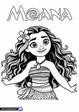 Disney Moana coloring Page  Free Printable Pages sketch template