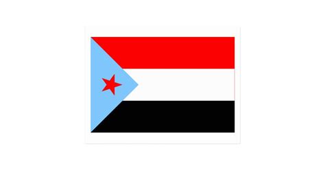 South Yemen Flag (1967-1990) Postcard | Zazzle.com