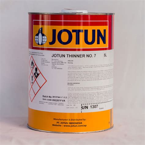 JOTUN THINNER NO 7 – JJ Marine Indonesia is an Authorized Dealer for ...