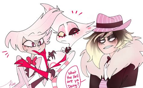 Angel Dust Hazbin Hotel Fanart Human