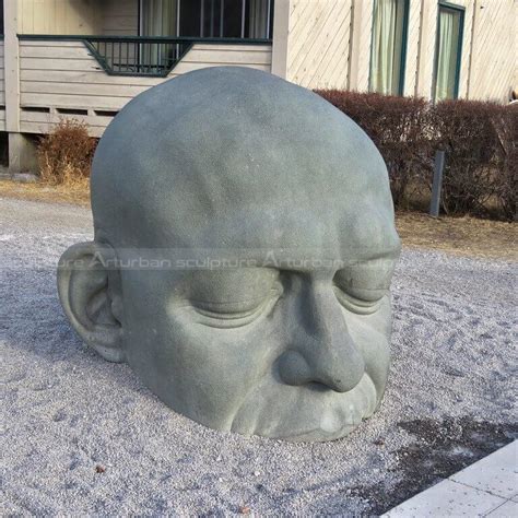 Large Head Sculpture