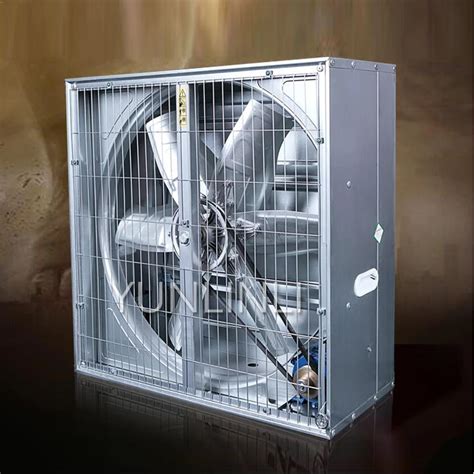 750W 220V/380V Industrial Exhaust Fan Negative Pressure Blower for Factory Greenhouse Breeding ...