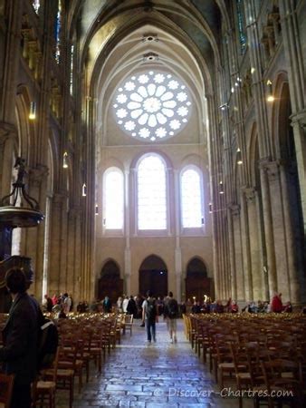 Inside Chartres Cathedral - Nave Central and The Aisles