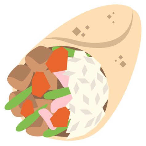 Burrito | ID#: 12570 | Emoji.co.uk