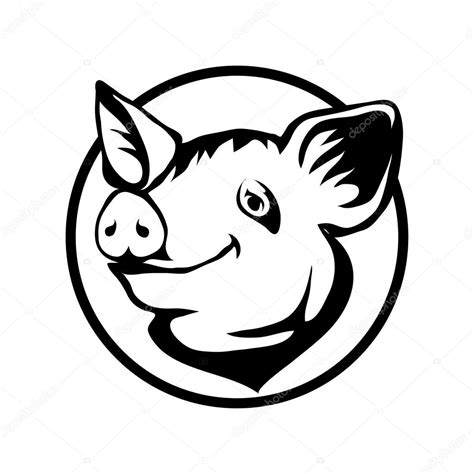 Pig logo illustration Stock Vector Image by ©korniakovstock@gmail.com ...