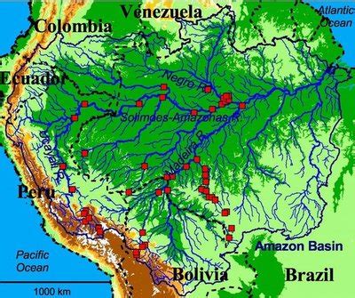 Amazon River Basin Map