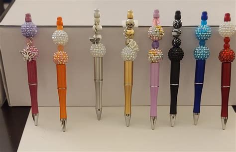 Custom Beaded Charm Pens/bling/rhinestones - Etsy