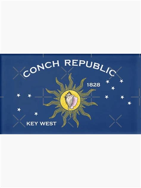 "Conch Republic flag" Art Print for Sale by Lexipooh76 | Redbubble