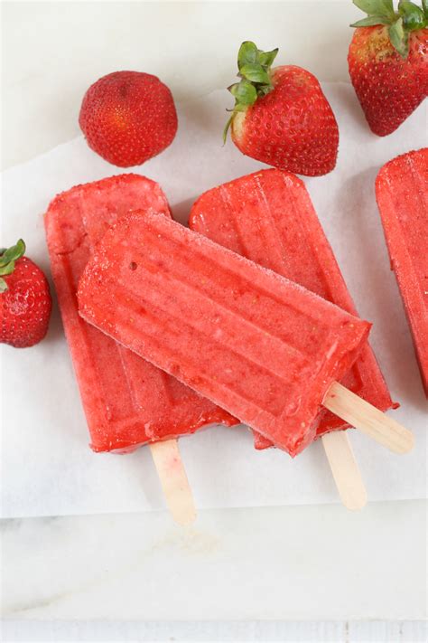 Strawberry Fruit Bars (Outshine Bars) - A Farmgirl's Kitchen®