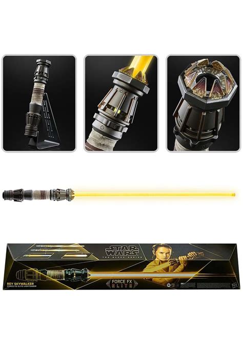 Star Wars The Black Series Rey Skywalker Force FX Lightsaber | Star ...