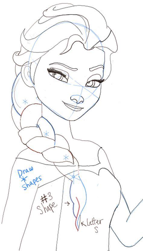 How to Draw Elsa the Snow Queen from Disneys Frozen Drawing Tutorial ...