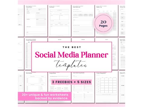 Social Media Planner, Content Planner, Social Media Manager, Instagram ...