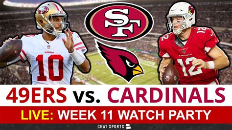 49ers vs Cardinals LIVE Streaming Scoreboard, Free Play-By-Play ...