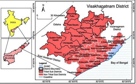 Geographical location of Vijayawada city. Visakhapatnam (VSP ...