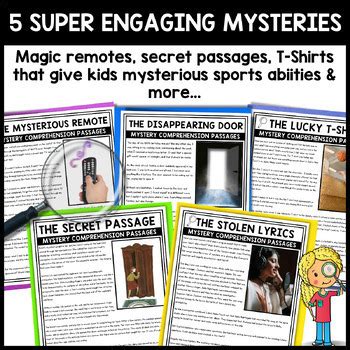 Mystery Reading Passages and Comprehension Questions | TPT