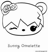 Omelet Coloring Pages Sketch Page sketch template