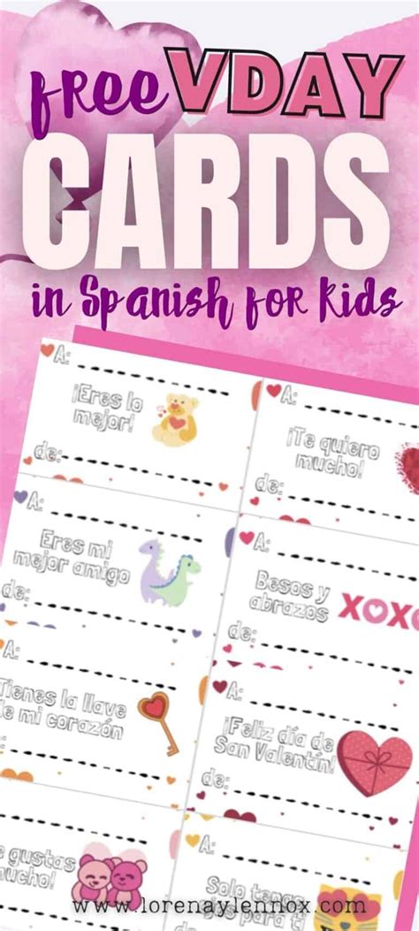 Valentine's Day Cards in Spanish - Bilingual Beginnings