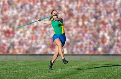 Illustrated Javelin Throwing Technique