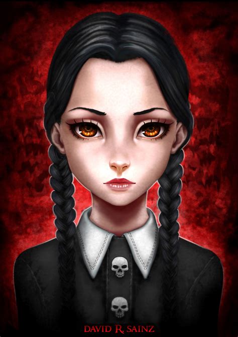 Wednesday Addams Fan Art by DeyRus on DeviantArt