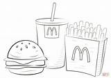 McDonalds Food coloring Page  Free Printable Coloring Pages sketch template