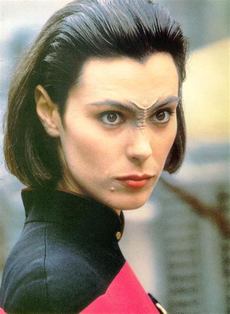 Michelle Forbes as Ensign Ro Laren | Star trek series, Star trek ...