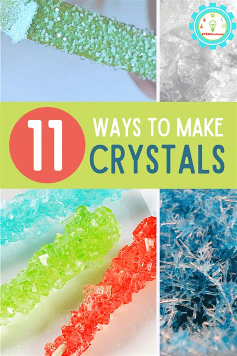 Crystal Experiments: 20 Ways to Grow Crystals Fast!