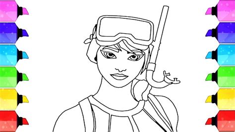 Fortnite Characters Drawing Outline