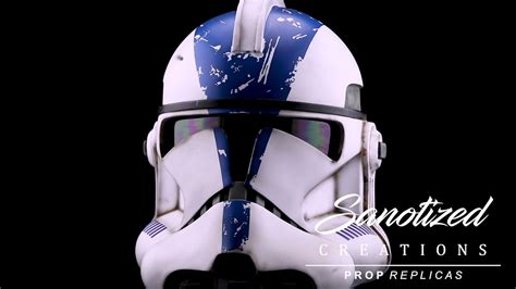 501st Clone Trooper 1:1 helmet replica | 360° View - YouTube