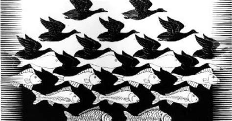 The Helpful Art Teacher: Escher: Sky and Water 1