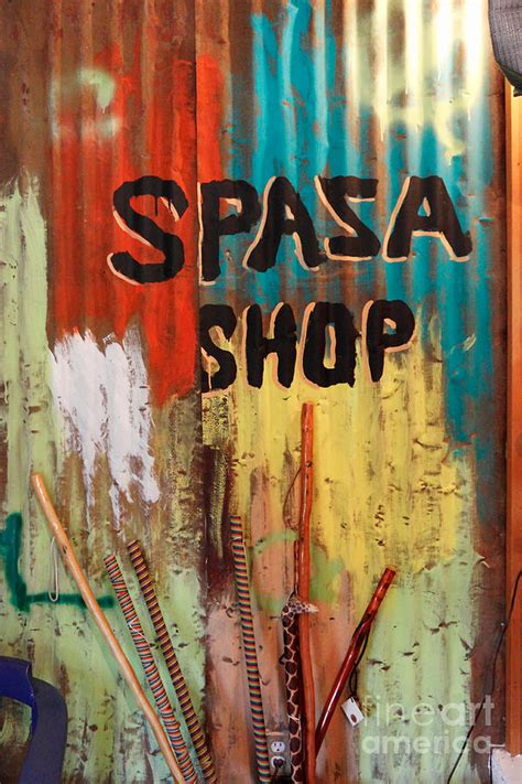 Spaza Shop Sign Photograph by James Eddy