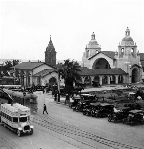 San Diego - California - Santa Fe RailRoad Station Photograph by International Images - Fine Art ...