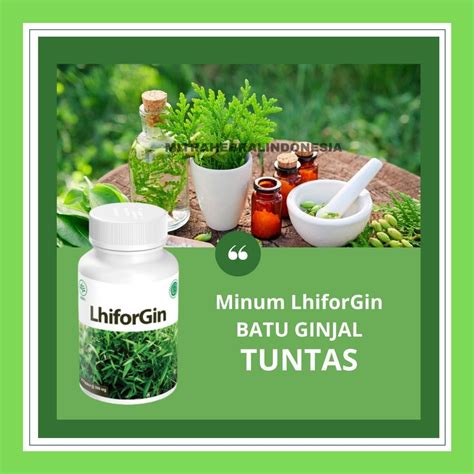 Jual Obat BPOM Herbal LHIFORGIN untuk Batu Oksalat Ginjal Saluran Kemih | Shopee Indonesia