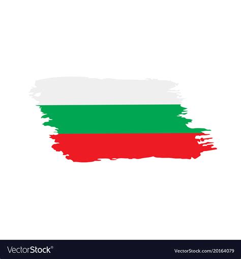 Bulgaria flag Royalty Free Vector Image - VectorStock