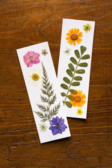 Pressed Flower Bookmarks — My Moonstone Kitchen